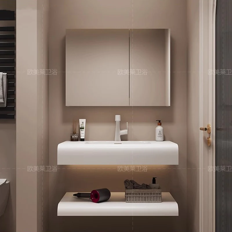 Home Bathroom Vanity Combo - Armários de Banheiro Modernos e Simples,