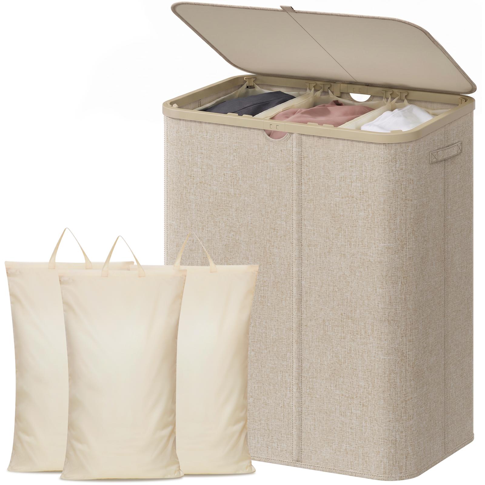 Home Essentials Bathroom Storage - Cesto de roupa suja de plástico
