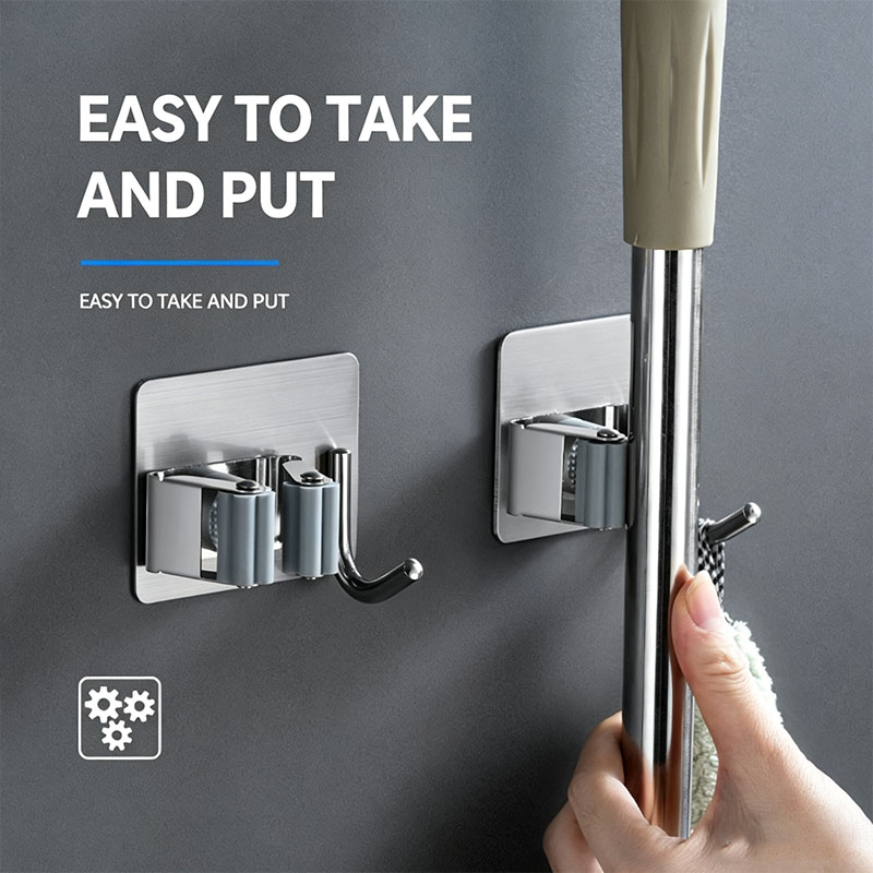 Home Bathroom Organizer - Ganchos Adesivos Multiuso para Pendurar na