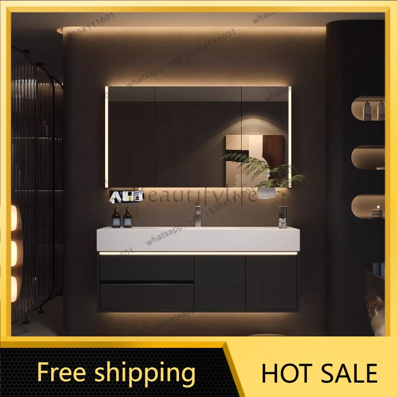 Home Bathroom Vanity Combo - Armário de Luxo YJ com Gavetas