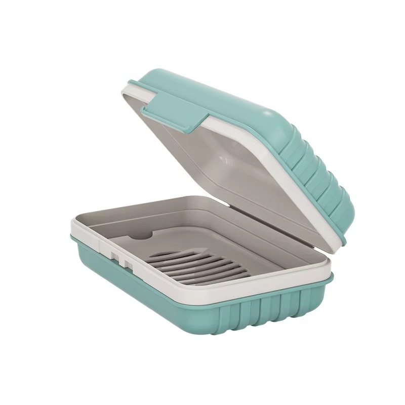 Saboneteira de plástico com ta - Home Essentials Bathroom Storage avaliação e preço