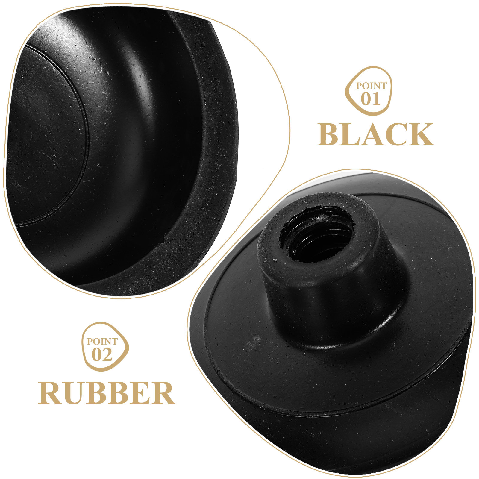 2 Peças de Cabeça de Borracha  - Plunger Toilet avaliação e preço