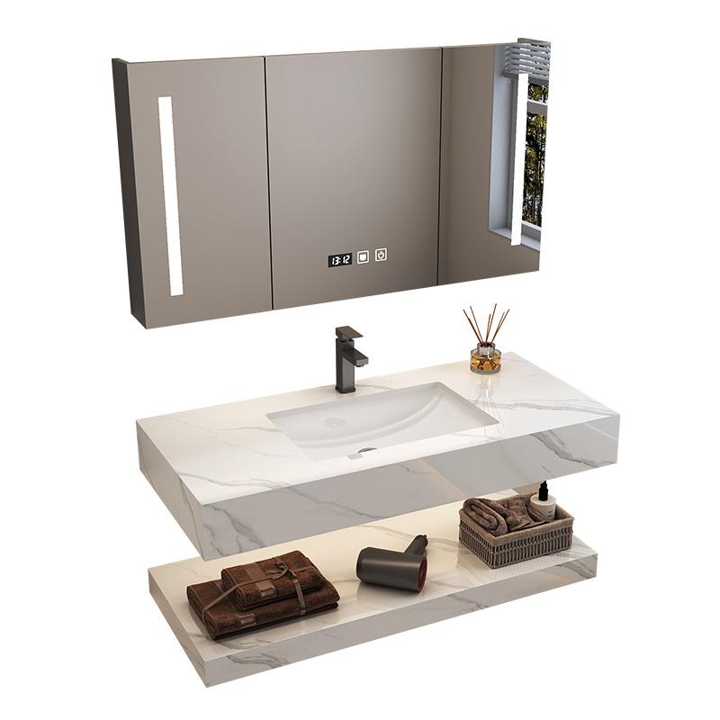 Armários Vintage com Divisória - Home Bathroom Vanity Combo avaliação e preço