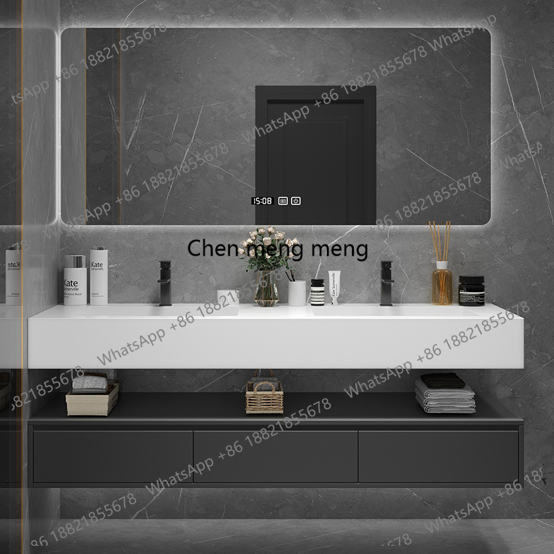 Armário de Banheiro Preto com  - Home Bathroom Vanity Combo avaliação e preço