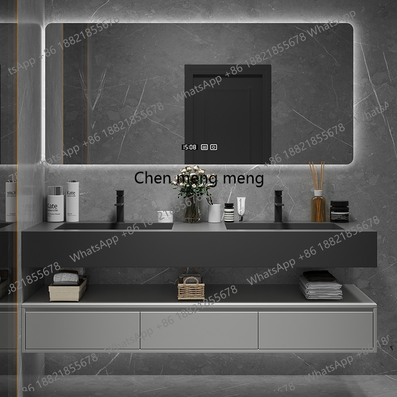 Armário de Banheiro Preto com  - Home Bathroom Vanity Combo avaliação e preço