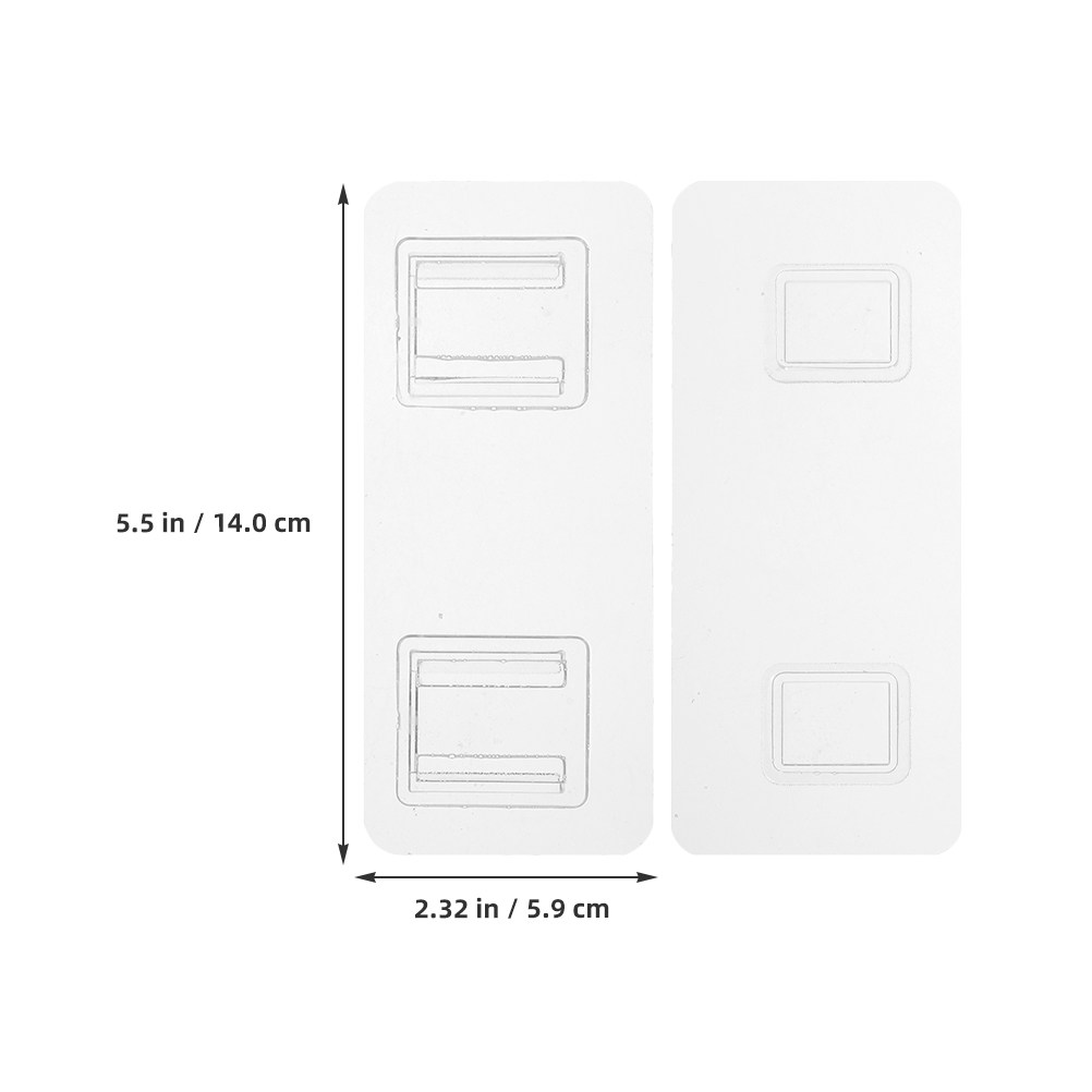 20 conjuntos de ganchos transp - Home Bathroom Organizer avaliação e preço