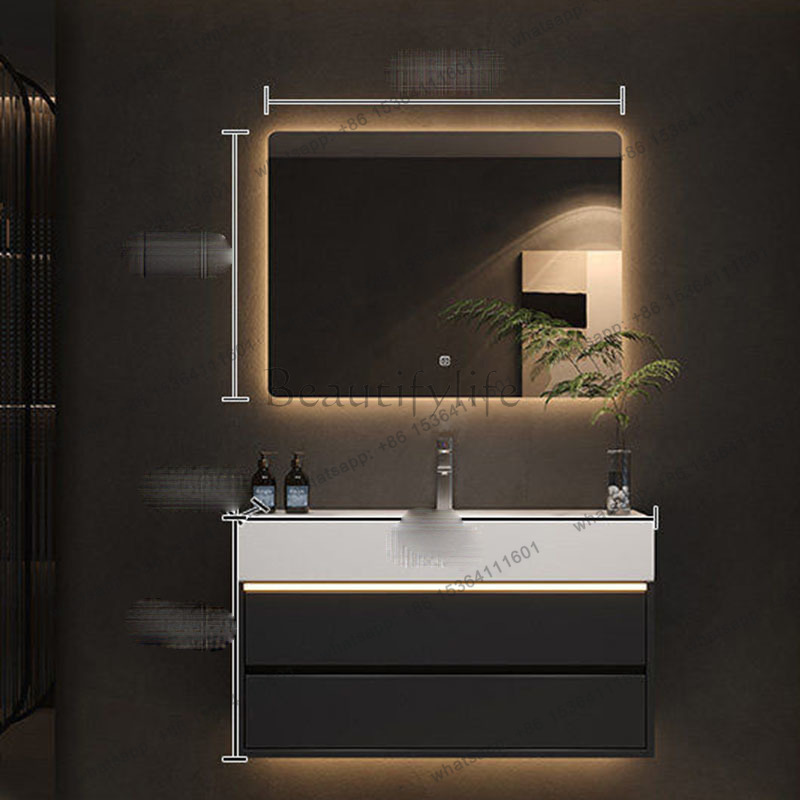 Armário de Luxo YJ com Gavetas - Home Bathroom Vanity Combo avaliação e preço
