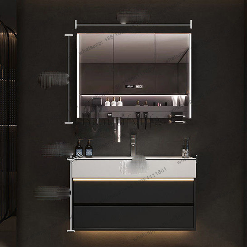 Armário de Luxo YJ com Gavetas - Home Bathroom Vanity Combo avaliação e preço